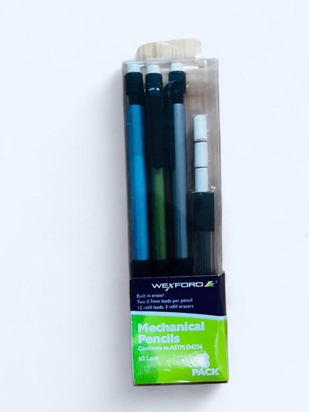 Mechanical Pencils 3-Pack - Blue & Black